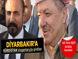 Barzani ve Perver Diyarbakır'da