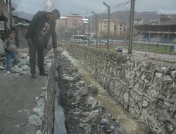 Hakkari'de kanalizasyon çalışması