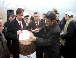 Binlerce fidan toprakla buluştu