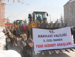 Hakkari'de görkemli araç teslim töreni,,,,