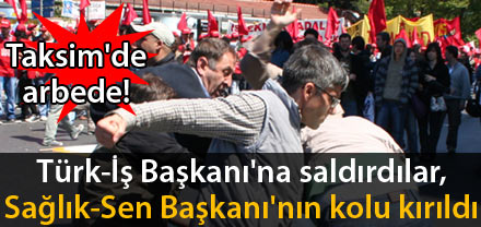 1 MAYIS İŞÇİ BAYRAMINI ZEHİR ETTİLER