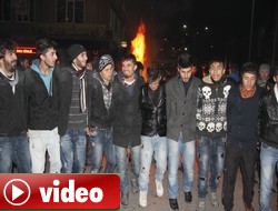 Hakkari'de halaylı yeni yıl kutlaması