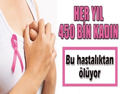 Kadın meme kanserinden ölüyor