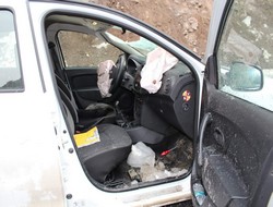 Hakkari'de buz faciası 1 yaralı