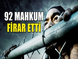 29 mahkum firar etti