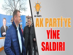 Ak Parti standına saldırı