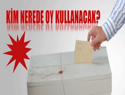 Nerede oy kullanacağım?