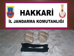 Çorapta eroin çıktı