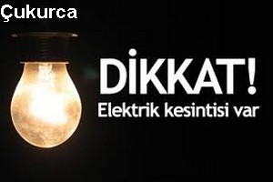 Çukurca'da elektrik kesintisi