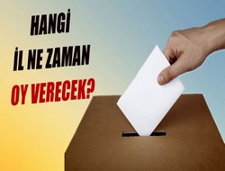 Hangi il ne zaman oy verecek?