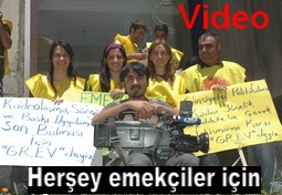 HAKKARİ KESK`DEN HALAYLI GREV EYLEMİ