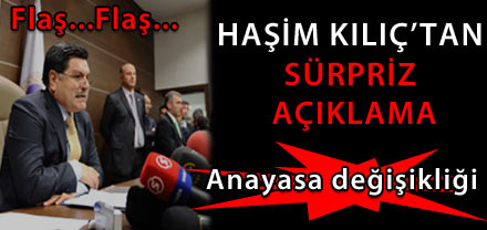 FLAŞ...ANAYASA PAKETİ İÇİN SON DAKİKA