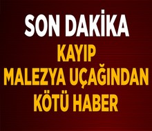 Uçak Hint Okyanusuna Düşmüş..