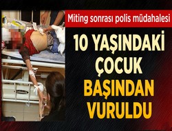 10 yaşındaki çocuk vuruldu