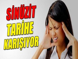 Sinüzit tarihe karışıyor