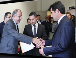 Başkan kaya mazbatasını aldı