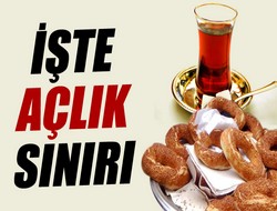 İşte açlık sınırı