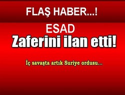 Esad'dan flaş Suriye açıklaması,,,,