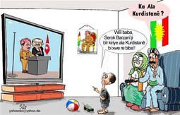 ERDOĞAN VE BARZANİ KARİKATÜRÜ