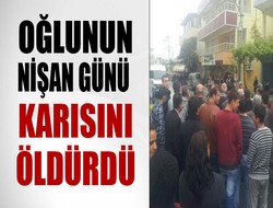 nişan günü karısını öldürdü