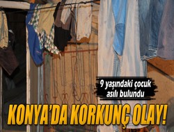 Çocuk asılı bulundu