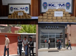 53 KİLO TOZ ESRARA GEÇİT VERİLMEDİ