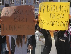 Hakkari Cöder baskıları protesto etti