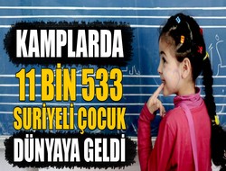 Türkiye’de kaç Suriyeli çocuk dünyaya geldi