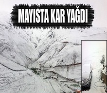 Giresun’da yaylalara mayıs karı yağdı