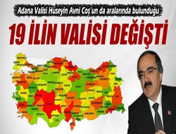 19 ilin valisi değişti