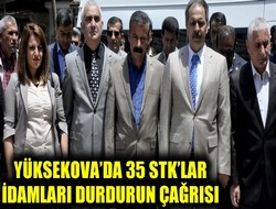 STK'lardan idamları durdurun çağrısı