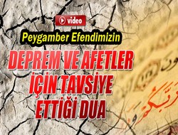 Deprem ve afet duası