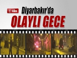 Silvan'da olaylı gece