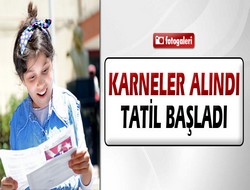 17.5 milyon öğrenci karne aldı