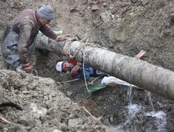 Golan içme suyu şebekesi arızalandı,,,