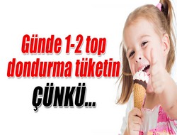 Dondurma tüketimine dikkat
