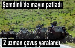 ŞEMDİNLİ'DE MAYIN PATLADI 2 YARALI