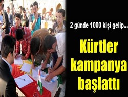 Peşmergeye katılım kampanyası..!
