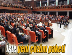 Yeni çözüm paketi Meclis'te