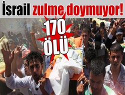 Gazze’de ölü sayısı 170’e çıktı
