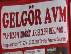 Gelgör AVM’den şok kampanya