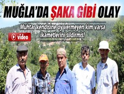 Muğla’da şaka gibi olay