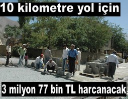 KİLİT TAŞI DÖŞEME ÇALIŞMALARI BAŞLADI