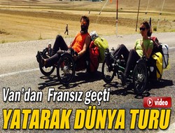 Fransız çiftin bisikletle dünya turu