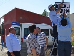 Köy servislerinin park sorunu çözüldü