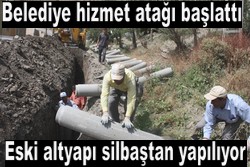HAKKARİ BELEDİYESİNDEN ALTYAPI ATAĞI