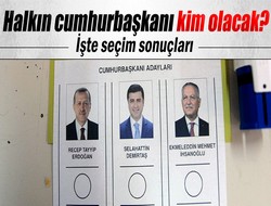 Cumhurbaşkanlığı seçim sonuçları