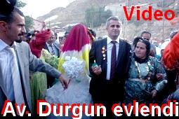 BARO BAŞKANI İSMAİL DURGUN EVLENDİ