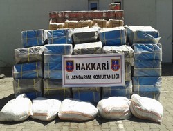 Yüksekova'da 6 ton 200 kilo çay ele geçirildi