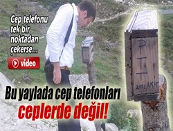 Cep telefonu tek bir noktadan çekerse